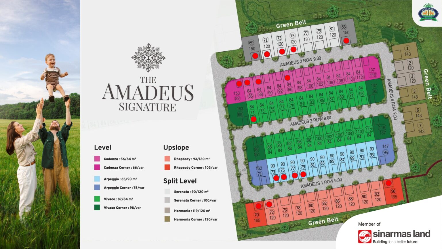Siteplan Amadeus Residence
