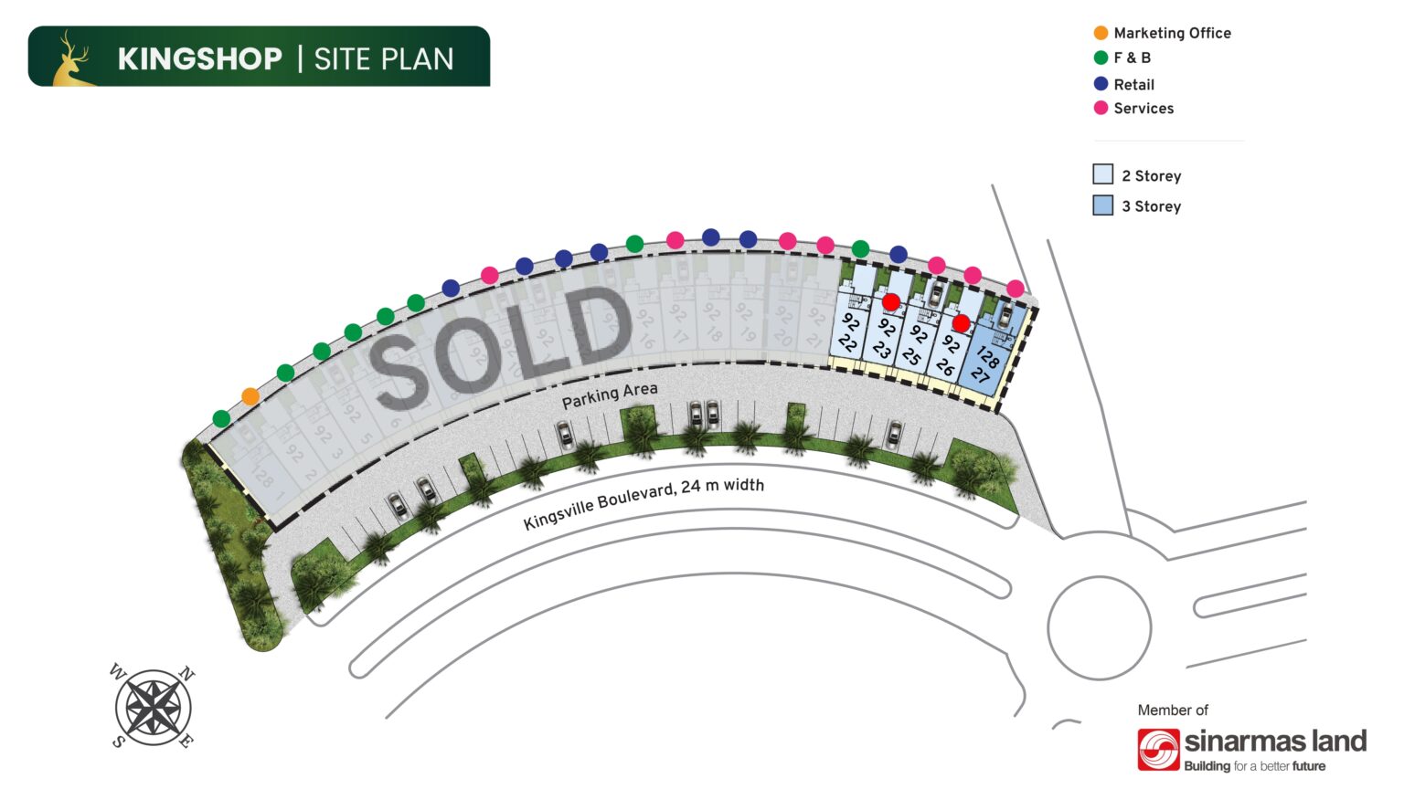 Kingshop Siteplan