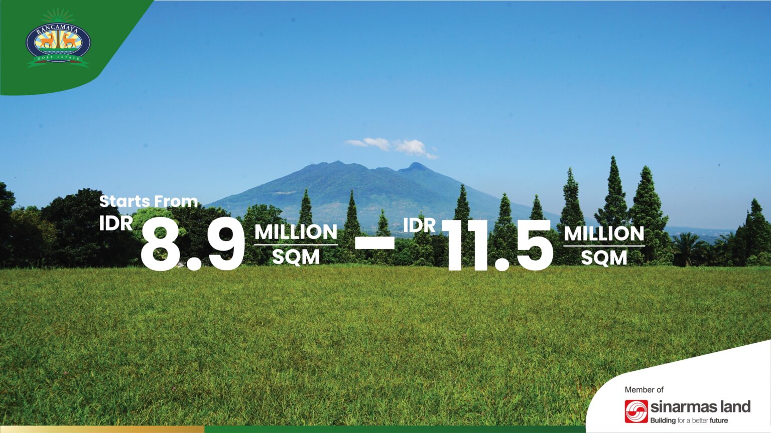 Harga Kavling Lots Rancamaya Golf Estate